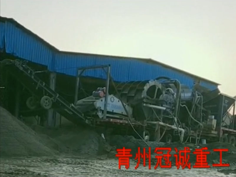 石粉洗沙机-洗石粉设备移动式还是固定式好?移动石粉洗砂机价格
